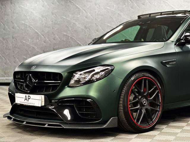2018 Mercedes-Benz E Class 4.0 E63 S 4Matic+ Premium 4dr 9G-Tronic MSL STAGE 2 800 SATIN SAGE GREEN WRAP PERFORMANCE PACK FMBSH