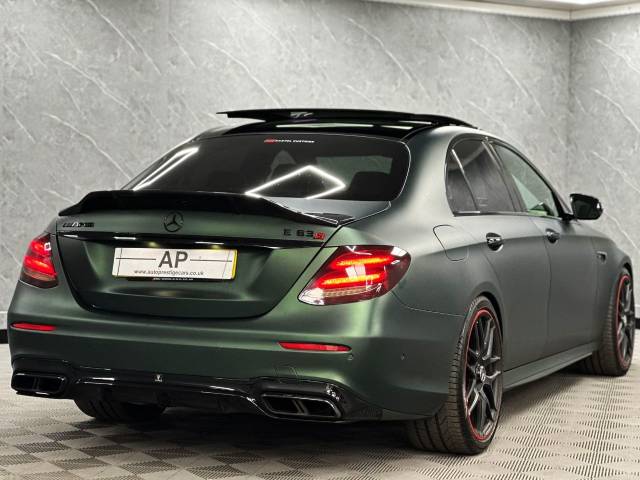 2018 Mercedes-Benz E Class 4.0 E63 S 4Matic+ Premium 4dr 9G-Tronic MSL STAGE 2 800 SATIN SAGE GREEN WRAP PERFORMANCE PACK FMBSH