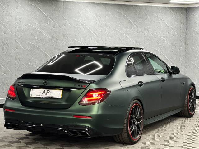 2018 Mercedes-Benz E Class 4.0 E63 S 4Matic+ Premium 4dr 9G-Tronic MSL STAGE 2 800 SATIN SAGE GREEN WRAP PERFORMANCE PACK FMBSH