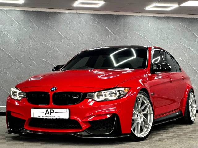 BMW M3 3.0 M3 4dr DCT INDIVIDUAL FERRARI RED|FULL CARBON KIT Saloon Petrol Red