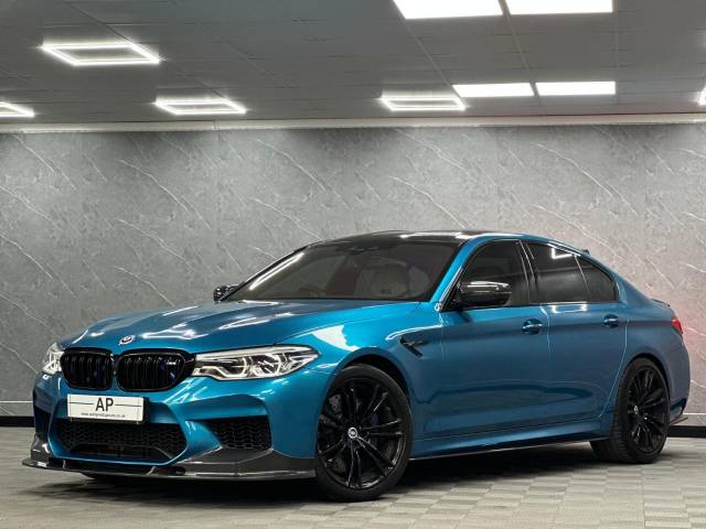 2018 BMW M5 4.4 M5 4dr DCT INDIVIDUAL BLUE WITH CARBON EXTRAS 1 OF ONLY 3 IN HUGE SPEC SUPERB
