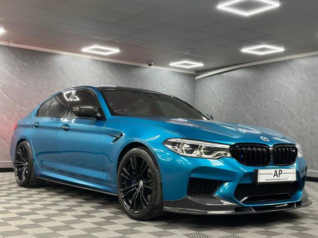 2018 BMW M5 4.4 M5 4dr DCT INDIVIDUAL BLUE WITH CARBON EXTRAS 1 OF ONLY 3 IN HUGE SPEC SUPERB