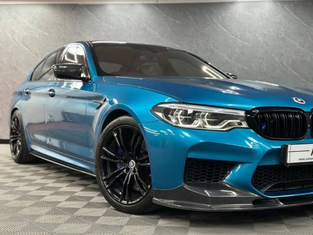 2018 BMW M5 4.4 M5 4dr DCT INDIVIDUAL BLUE WITH CARBON EXTRAS 1 OF ONLY 3 IN HUGE SPEC SUPERB