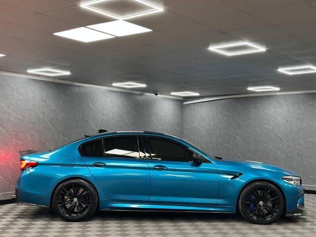 2018 BMW M5 4.4 M5 4dr DCT INDIVIDUAL BLUE WITH CARBON EXTRAS 1 OF ONLY 3 IN HUGE SPEC SUPERB