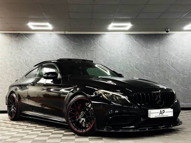 Mercedes-Benz C Class 4.0 C63 S Premium 2dr DMS STAGE 2 650 AUDISON SOUND ELECTRONIC SUSPENSION CARBON 20K UPGRADES AMG REG Coupe Petrol Black