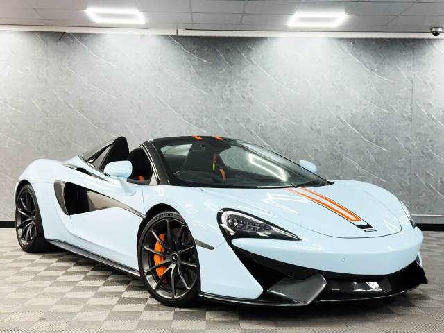 McLaren 570 3.8 V8S 2dr SSG Auto SPIDER LIMITED EDITION 1/400 MSO SPECIAL PAINTS CARBON PACK FMSH PPF Sports Petrol White
