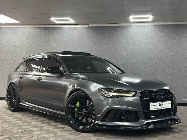 Audi RS6 4.0T FSI Quattro MATT GREY STAGE 2 710 ARMYTRIX MASSIVE SPEC PAN ROOF HEADS UP DYNAMIC PACK Estate Petrol Grey