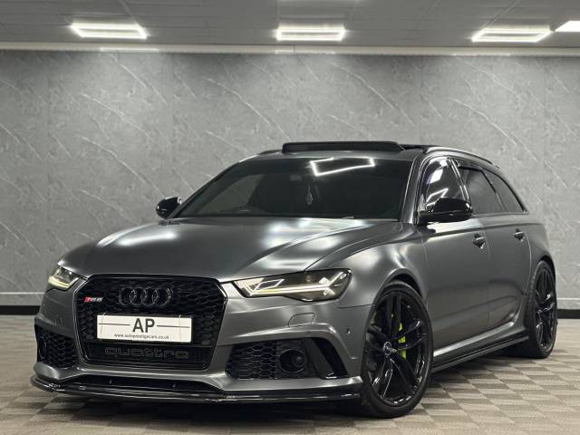 2015 Audi RS6 4.0T FSI Quattro MATT GREY STAGE 2 710 ARMYTRIX MASSIVE SPEC PAN ROOF HEADS UP DYNAMIC PACK
