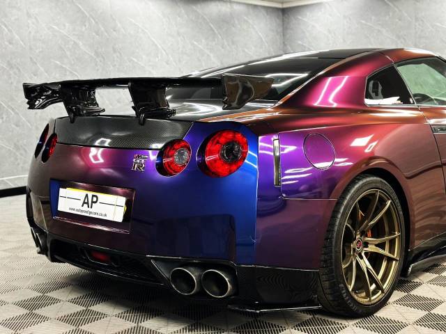 2009 Nissan GT-R 3.8 Premium LITCHFIELD LM STAGE 1 590 CARBONNED JAP ALLOYS UK SUPPLED MAUVE PURPLE  GTR REG