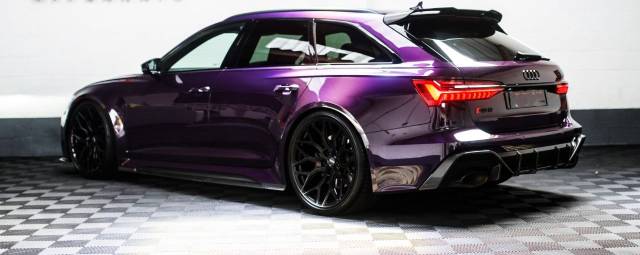Audi RS6 4.0 RS 6 TFSI Quattro Carbon Black 5dr Tiptronic MERLIN PURPLE|£15000 UPGRADES Estate Petrol Mauve/purple