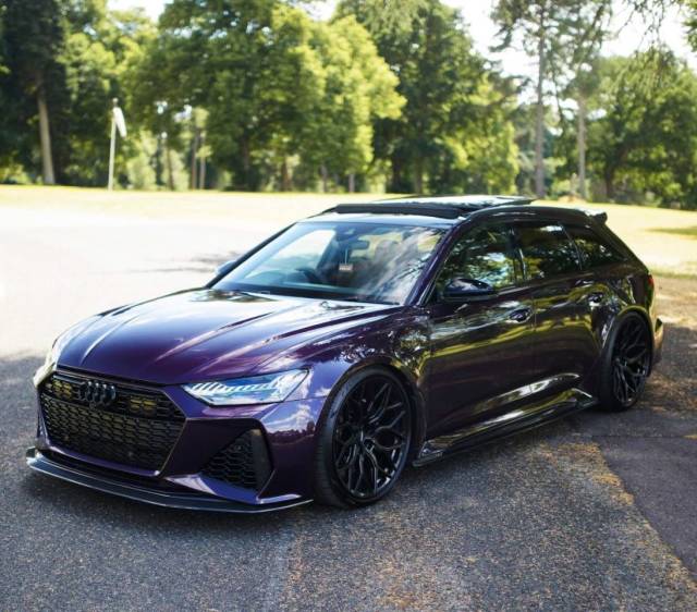 2021 Audi RS6 4.0 RS 6 TFSI Quattro Carbon Black 5dr Tiptronic MERLIN PURPLE|£15000 UPGRADES