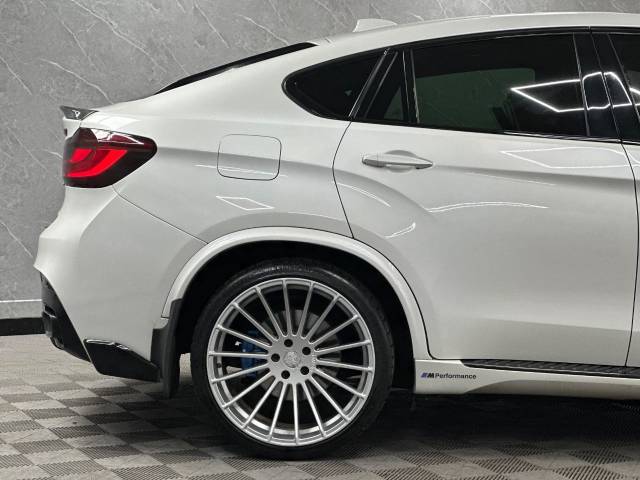 2015 BMW X6 3.0 xDrive M50d 5dr Auto HARMANN CHERISHED PRIISTINE HIGH SPEC PAN ROOF DVD SYSTEM PEARL WHITE
