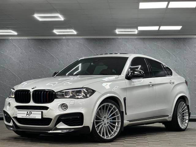 BMW X6 3.0 xDrive M50d 5dr Auto HARMANN CHERISHED PRIISTINE HIGH SPEC PAN ROOF DVD SYSTEM PEARL WHITE Coupe Diesel White