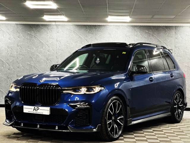 2021 BMW X7 3.0 xDrive40d MHT M Sport Auto 10K EXTRAS CARBON SKY LOUNGE 7 SEATS LAZER LIGHTS 1 OWNER FBMWSH WARRANTY