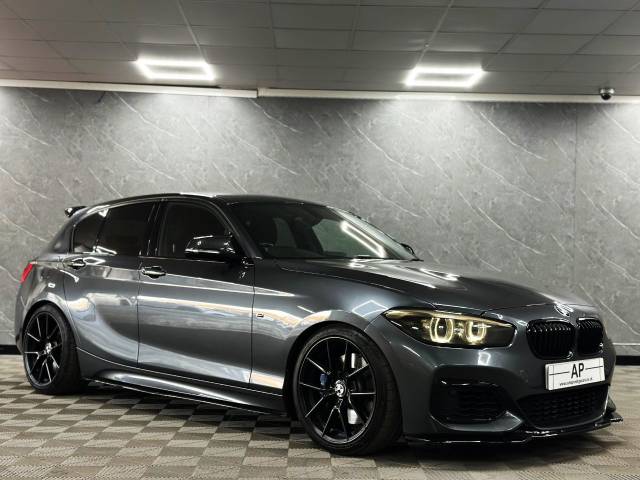 BMW 1 Series 3.0 M140i Shadow Edition 5dr Step Auto STAGE 2 450 M PERFORMANCE EXHAUSTS CS ALLOYS LOW MILEAGE Hatchback Petrol Grey