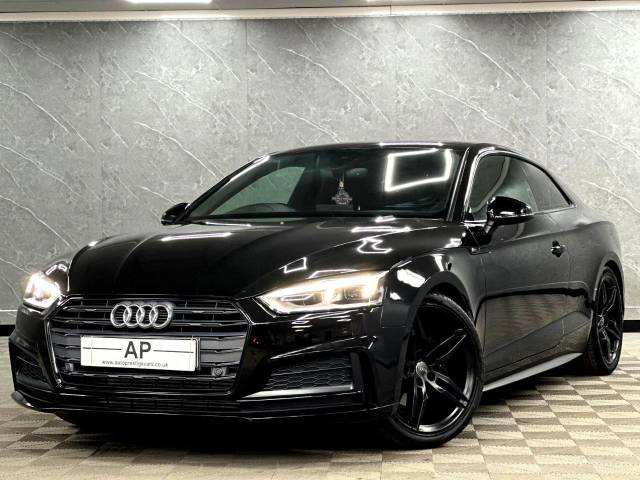 Audi A5 2.0 35 TFSI S Line 2dr S Tronic 1 PREVIOUS OWNER Coupe Petrol Black