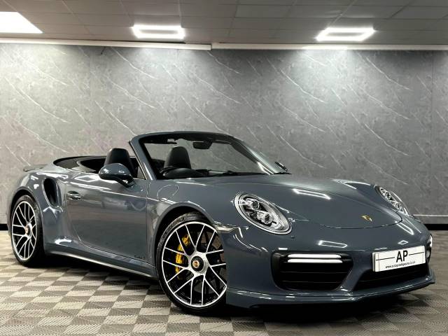 Porsche 911 Turbo 911 3.8T 991 Turbo S PDK 4WD Euro 6 (s/s) 2dr GEN 2 Convertible Petrol Sapphire Blue