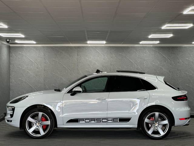 2015 Porsche Macan 3.0 S Diesel 5dr PDK OVER 10K EXTRAS PAN ROOF 21 TURBO ALLOYS PURE WHITE BLACK BACK 2016