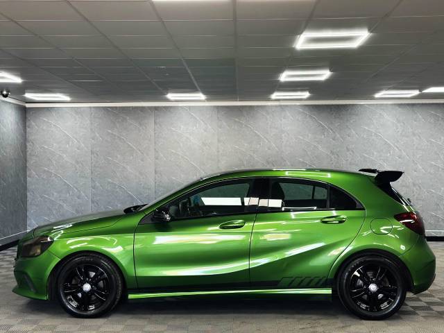 2016 Mercedes-Benz A Class 1.5 A180d SE 5dr NIGHT PACK BLACK ALLOYS ELBAITE GREEN A45 LOOKS ZERO TAX