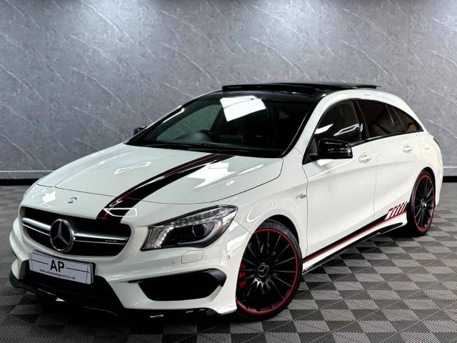Mercedes-Benz CLA 2.0 CLA 45 4Matic 5dr Tip Auto Estate Petrol White