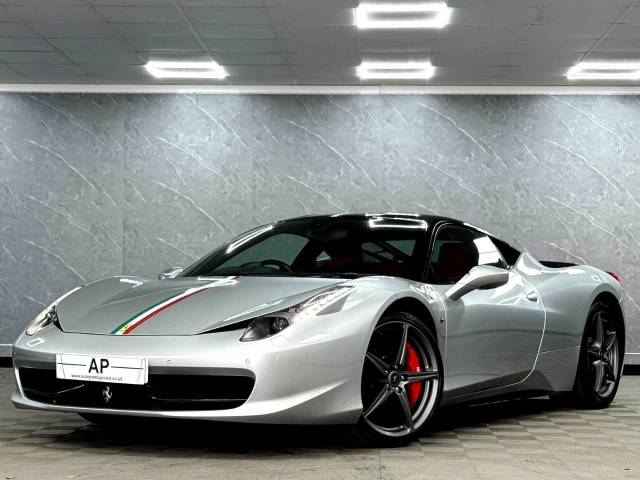 Ferrari 458 4.5 Italia F1 DCT 2dr Auto NATURALLY ASPIRATED ENGINE Coupe Petrol Silver