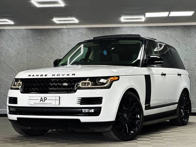 Land Rover Range Rover 3.0 TDV6 Vogue 4dr Auto FUJI WHITE SE SPEC BLACK EDITION  PAN ROOF 360 BLIND SPOT Estate Diesel White