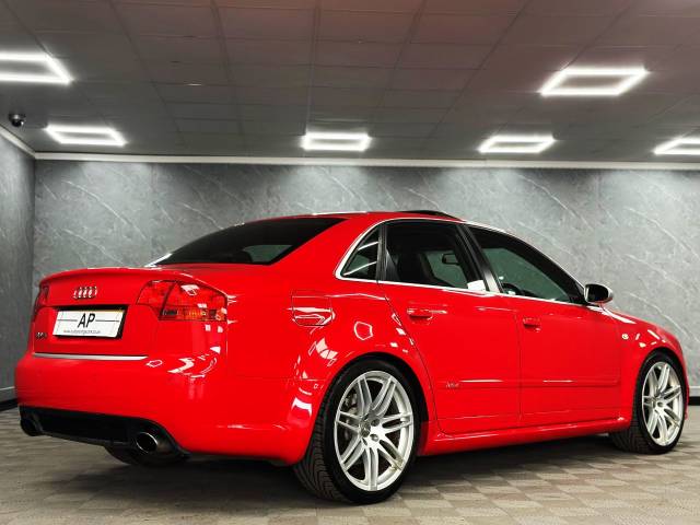 2006 Audi RS4 4.2 Quattro 4dr STANDARD UK CAR LAST OWNER 8 YEARS BUCKETS SOLAR SUNROOF MISANO RED