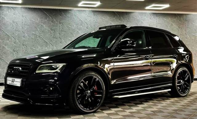 2015 Audi Q5 3.0 SQ5 [326] Quattro 5dr Tip Auto MASSIVE SPEC PAN ROOF TOWBAR BLIND SPOT CARBON MEM PACK PANTHER BLACK