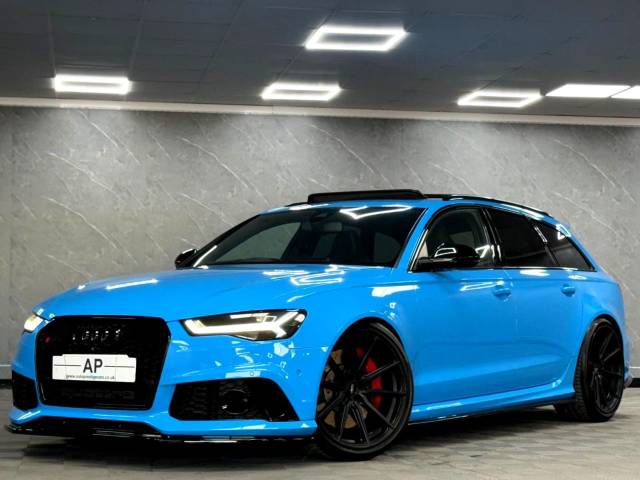 Audi RS6 4.0T FSI Quattro RS 6 Performance 5dr Tip Auto RARE RIVIERA BLUE|VOSSENS|HUGE SPEC Estate Petrol Blue