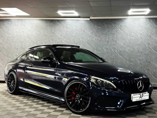 2017 Mercedes-Benz C Class 2.1 C250d AMG Line Premium Plus 2dr Auto NIGHT PACK AMG C63 LOOKS PAN ROOF BURMESTER