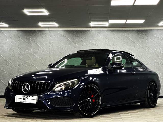 2017 Mercedes-Benz C Class 2.1 C250d AMG Line Premium Plus 2dr Auto NIGHT PACK AMG C63 LOOKS PAN ROOF BURMESTER