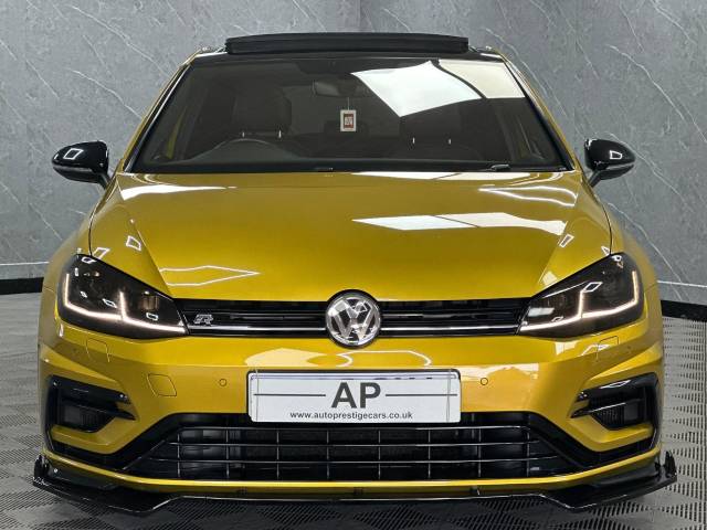 2018 Volkswagen Golf 2.0 TSI 310 R 3dr 4MOTION DSG R PERFORMANCE PACK PAN ROOF LEATHER AKRA DYNO TURMERIC YELLOW
