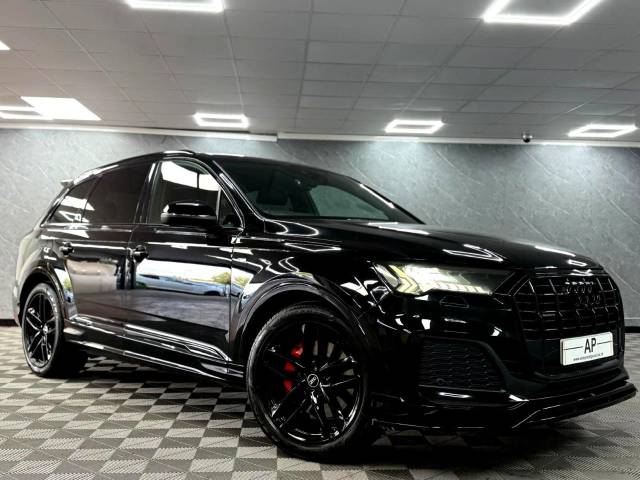 Audi Q7 3.0 50 TDI Quattro S Line 5dr Tiptronic VAT QUALIFYING|1 OWNER FROM NEW|FASH Estate Diesel Black
