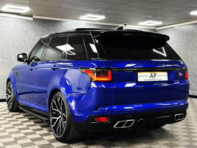 2018 Land Rover Range Rover Sport 5.0 V8 S/C 575 SVR 5dr Auto CARBON BONNET HEADS UP VOSSEN IMPECCABLE ESTORIL BLUE
