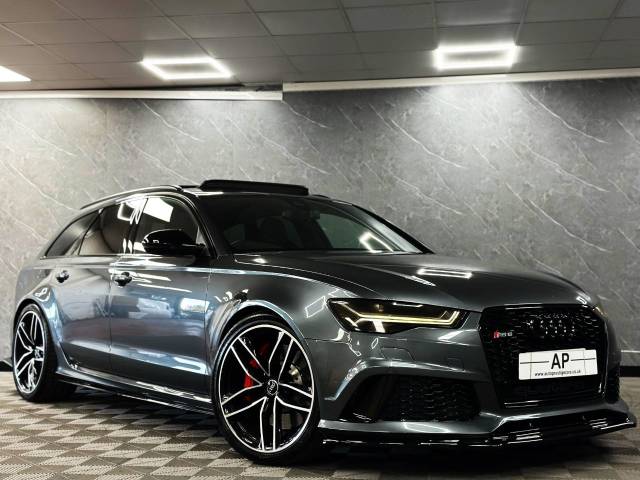 2015 Audi RS6 4.0T FSI Quattro MRC 700 SCORPION EXHAUSTS DYNAMIC PACK PAN ROOF MASSIVE HISTORY DAYTONA GREY