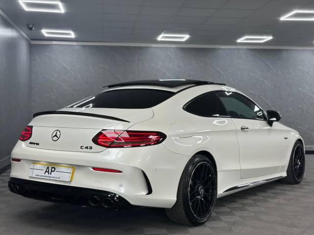 2016 Mercedes-Benz C Class 3.0 C43 4Matic Premium 2dr Auto PANROOF C63 DIFFUSER NIGHT PACK WHITE
