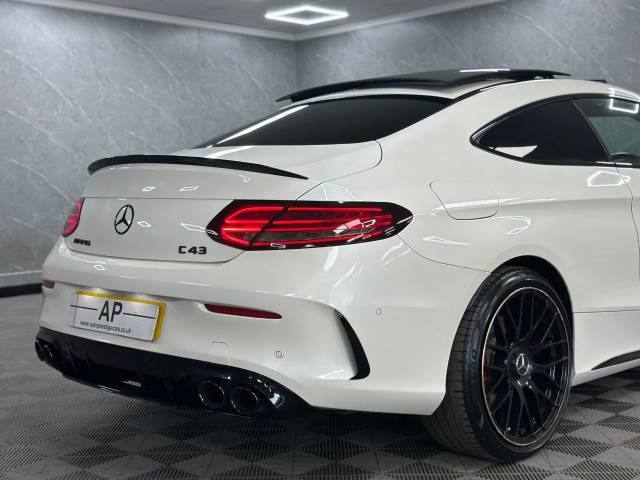 2016 Mercedes-Benz C Class 3.0 C43 4Matic Premium 2dr Auto PANROOF C63 DIFFUSER NIGHT PACK WHITE