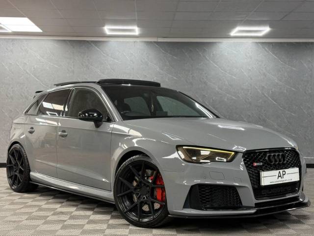 Audi RS3 2.5 TFSI RS 3 Quattro 5dr S Tronic MRC STAGE 1 PLUS 430BHP|PANROOF Hatchback Petrol Grey