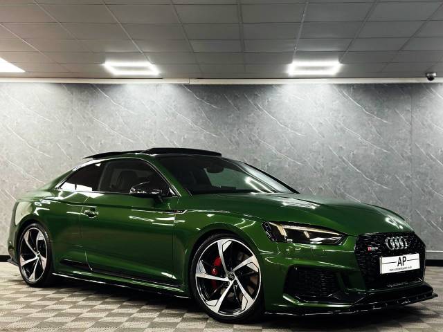 Audi RS5 2.9 TFSI Quattro 2dr Tiptronic RARE SONOMA GREEN WITH PANROOF COMFORT SOUND PACK 2019 MODEL Coupe Petrol Green