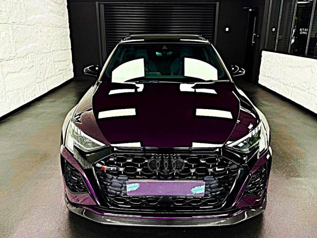 2023 Audi RS3 2.5 TFSI Quattro Vorsprung 4dr SALOON RAREST EXCLUSIVE MERLIN PURPLE CERAMIC BRAKES VOSSENS