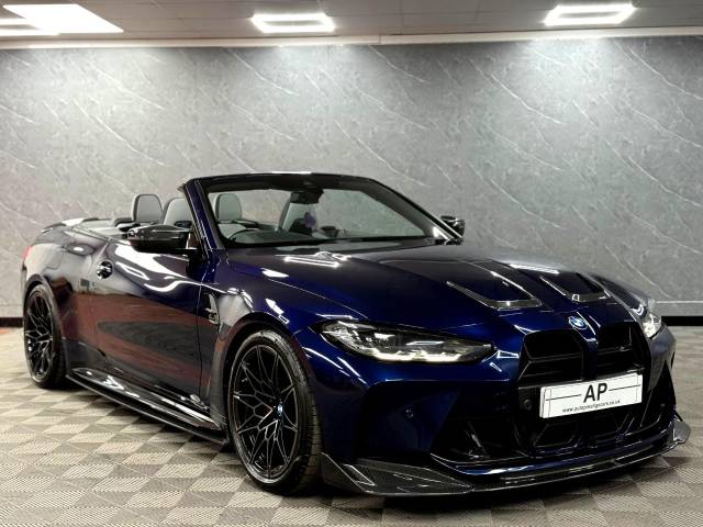 BMW M4 3.0 M4 xDrive Competition M 2dr Step Auto STAGE 2 750BHP | M PERFORMANCE QUAD EXHAUST Convertible Petrol Blue