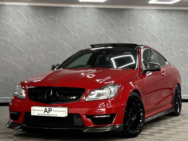 Mercedes-Benz C Class 6.2 C63 AMG EDITION 125 2dr Auto Coupe Petrol Red