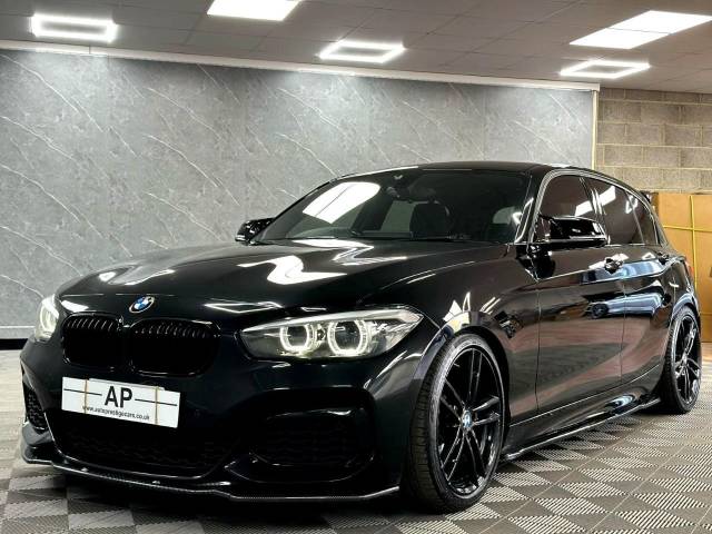 BMW 1 Series 3.0 M140i Shadow Edition 5dr Step Auto STAGE 2+ 470 LSD BILSTEINS M PERFORMANCE EXHAUSTS 8K UPGRADES Hatchback Petrol Black