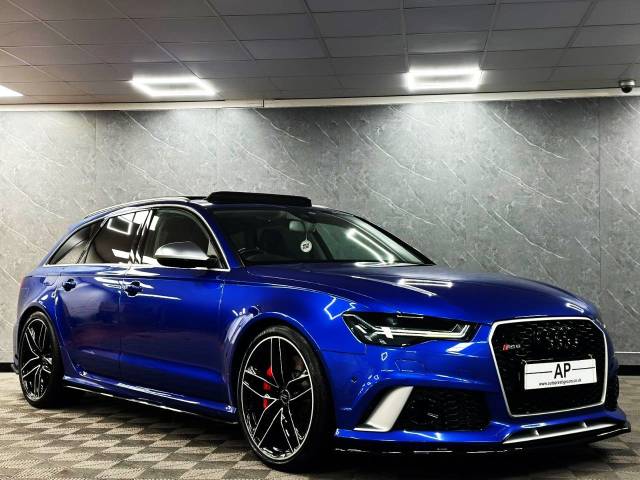 2017 Audi RS6 4.0T FSI Quattro 5dr SEPANG BLUE ALI PACK PAN ROOF SOFT DOORS PARK PACK AIR SUSPENSION