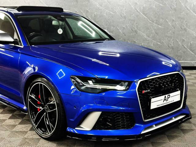 2017 Audi RS6 4.0T FSI Quattro 5dr SEPANG BLUE ALI PACK PAN ROOF SOFT DOORS PARK PACK AIR SUSPENSION