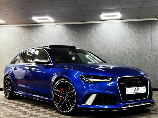 Audi RS6 4.0T FSI Quattro 5dr SEPANG BLUE ALI PACK PAN ROOF SOFT DOORS PARK PACK AIR SUSPENSION Estate Petrol Blue
