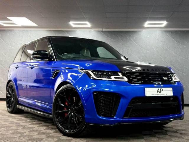 2021 Land Rover Range Rover Sport 5.0 P575 S/C SVR 5dr Auto SVO PREMIUM PALETTE VELOCITY BLUE