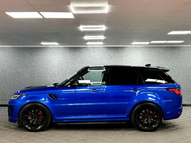 2021 Land Rover Range Rover Sport 5.0 P575 S/C SVR 5dr Auto SVO PREMIUM PALETTE VELOCITY BLUE