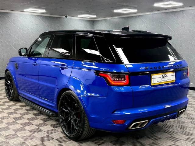 2021 Land Rover Range Rover Sport 5.0 P575 S/C SVR 5dr Auto SVO PREMIUM PALETTE VELOCITY BLUE