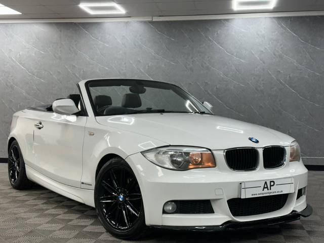 BMW 1 Series 2.0 118d M Sport 2dr Step Auto SHADOW PACK M PERFORMANCE KIT LOW MILEAGE CHEAP MOTORING Convertible Diesel White